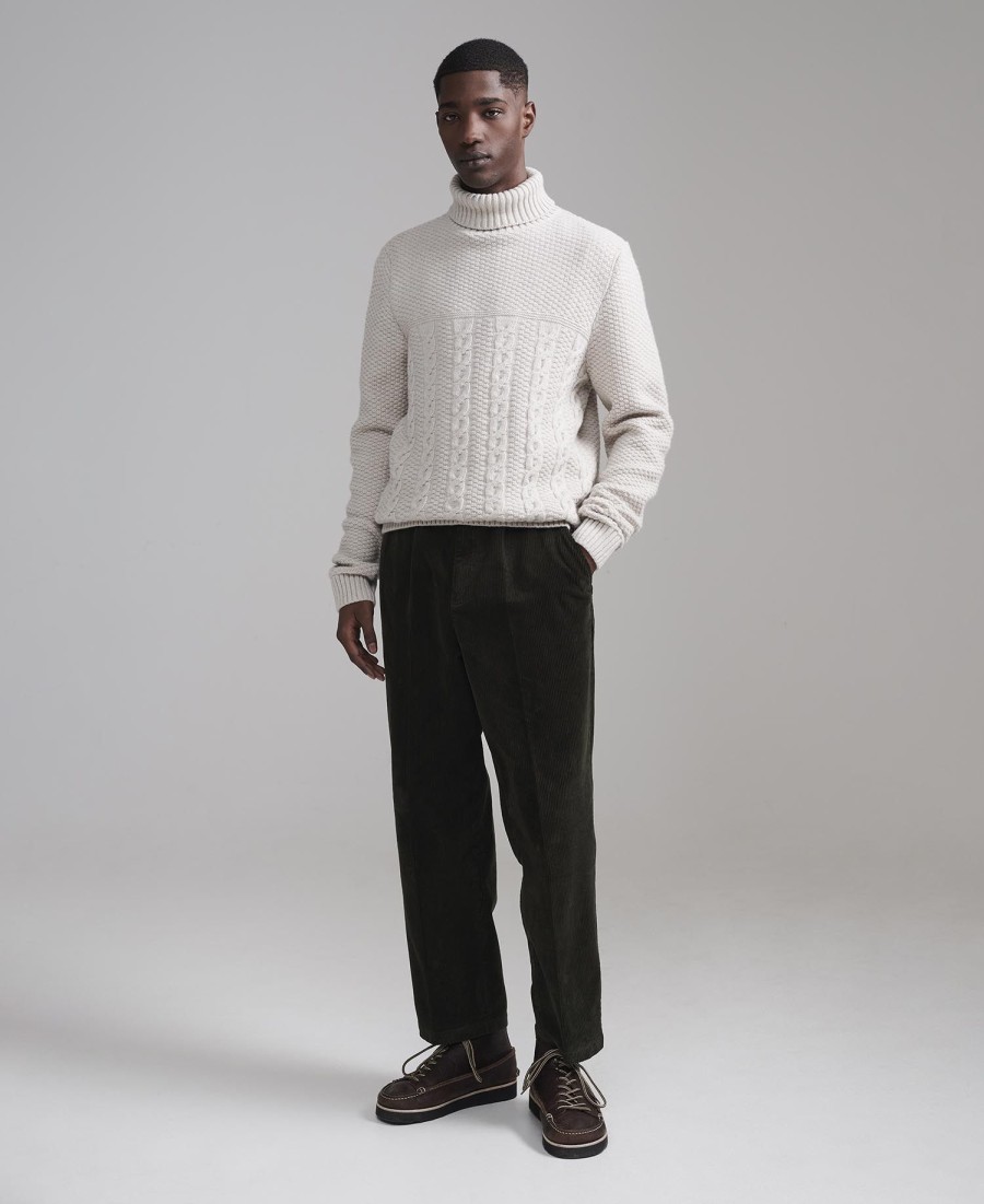relaxte broek met elastisch trekkoord