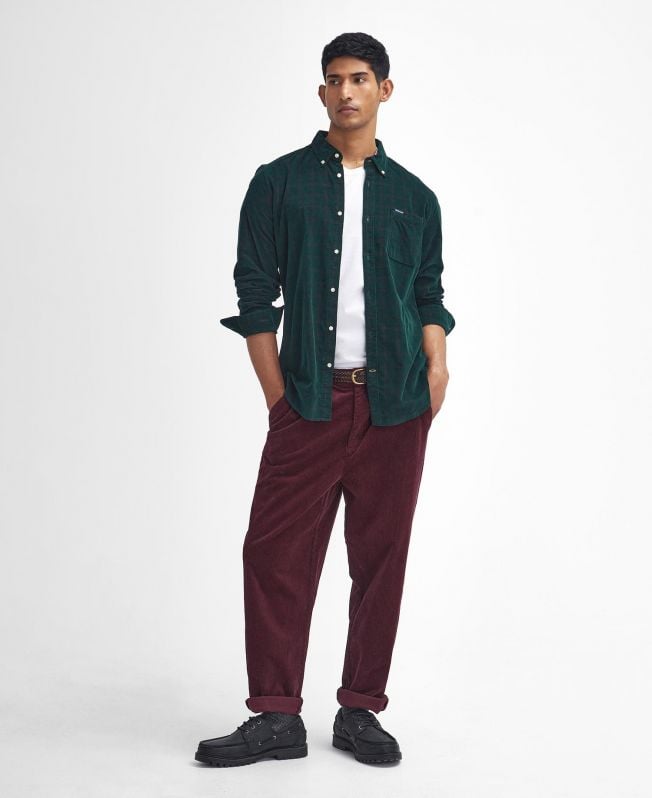 relaxte broek met elastisch trekkoord