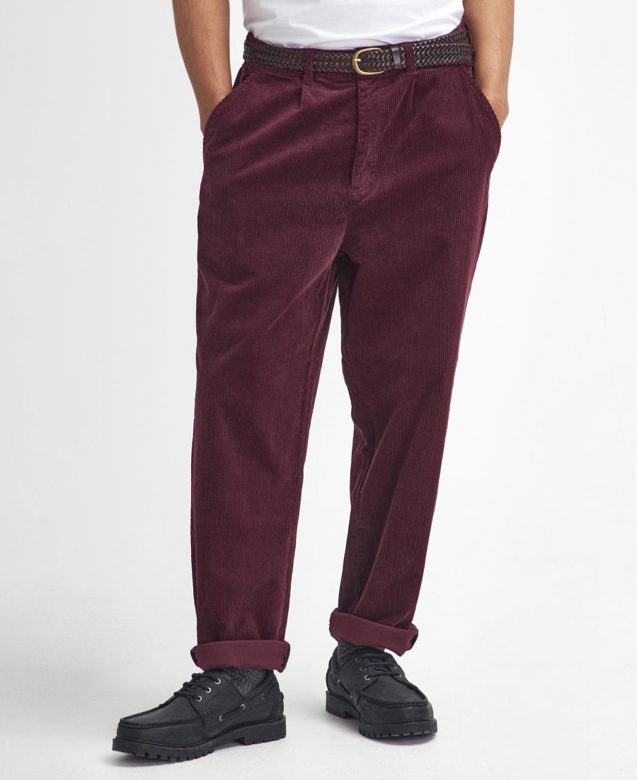 relaxte broek met elastisch trekkoord