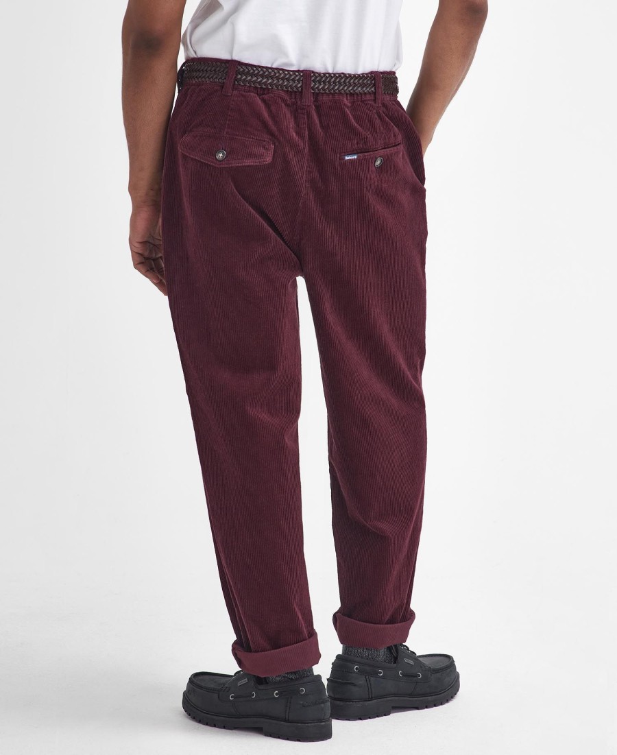 relaxte broek met elastisch trekkoord