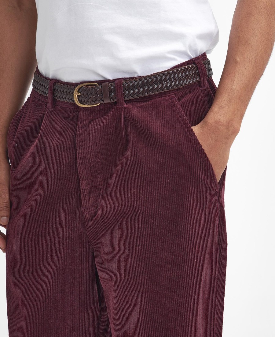 relaxte broek met elastisch trekkoord