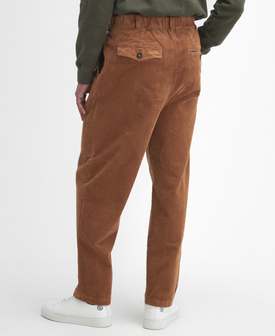 relaxte broek met elastisch trekkoord
