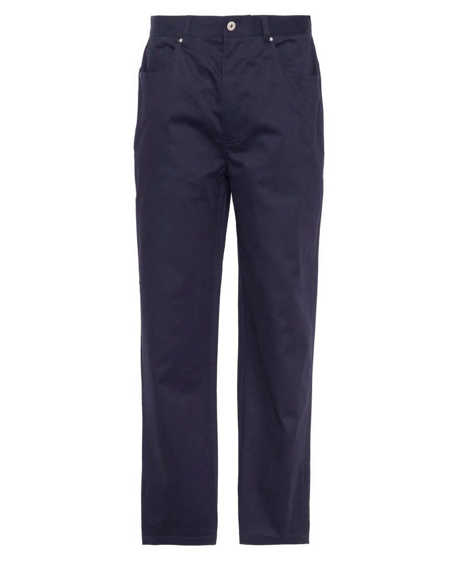 satijnen suède casual broek
