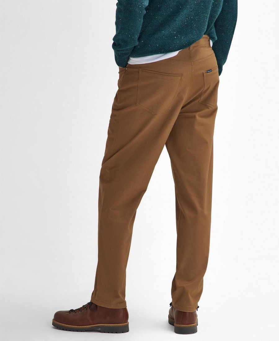 satijnen suède casual broek