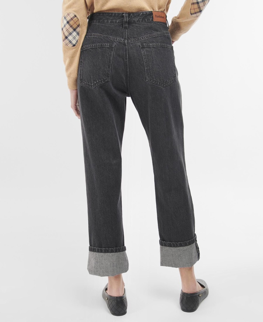 moorland jeans met hoge taille