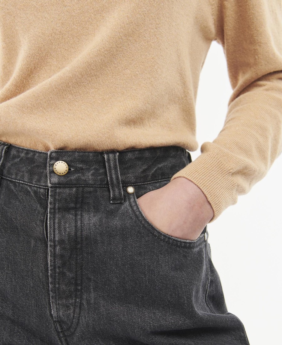 moorland jeans met hoge taille