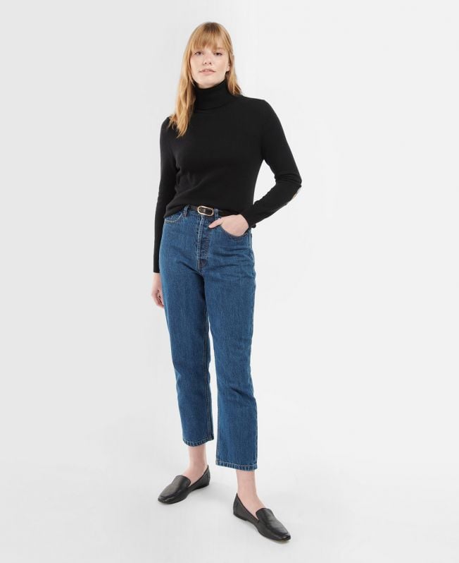 moorland jeans met hoge taille