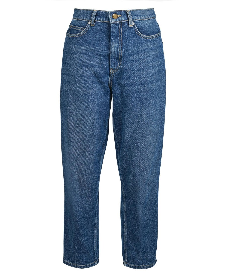 moorland jeans met hoge taille