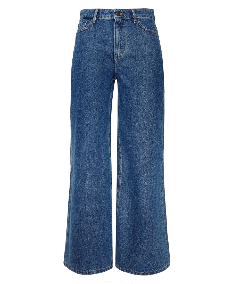 maisie jeans met wijde pijpen