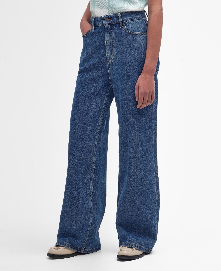 maisie jeans met wijde pijpen