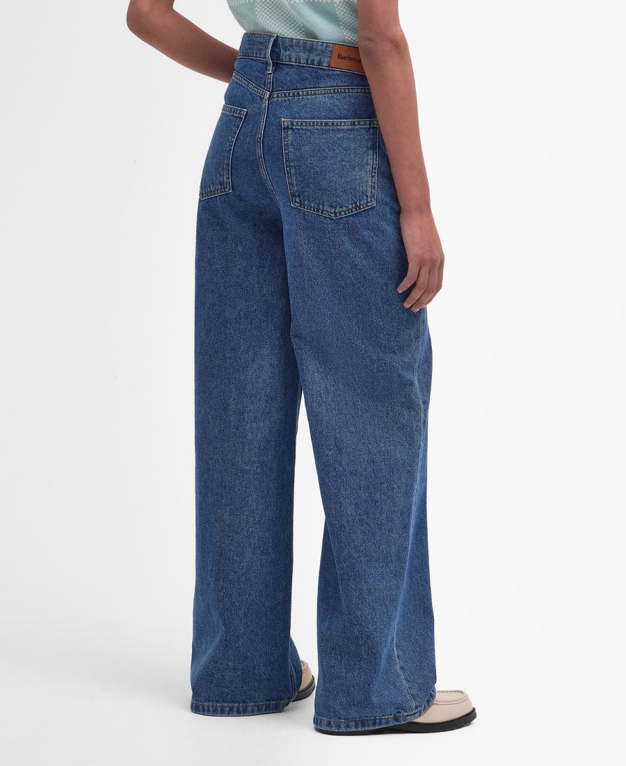 maisie jeans met wijde pijpen