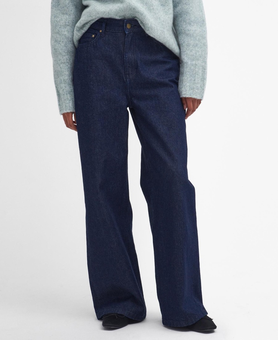 maisie jeans met wijde pijpen