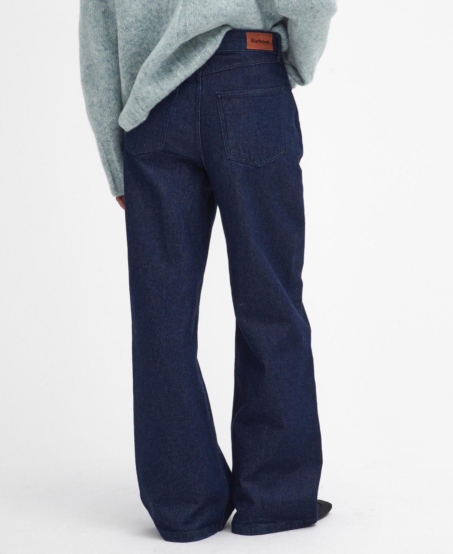 maisie jeans met wijde pijpen