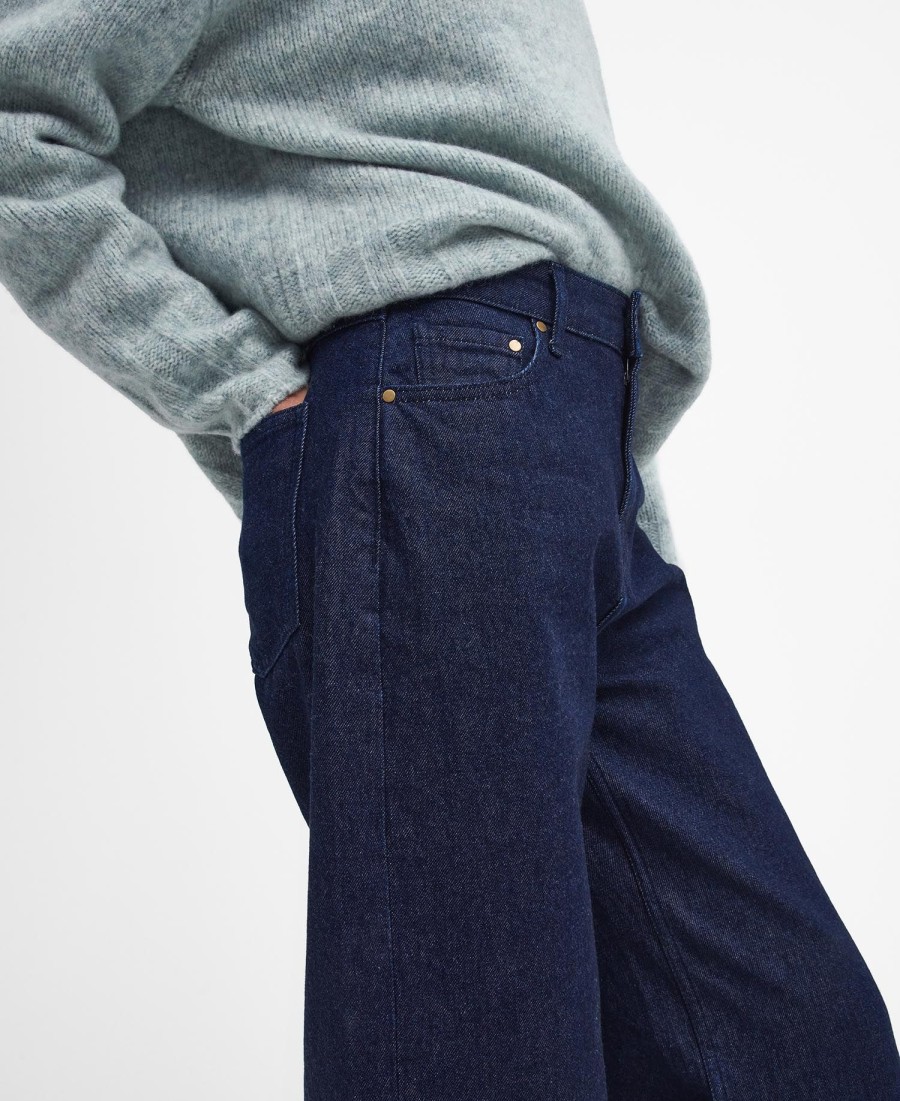 maisie jeans met wijde pijpen