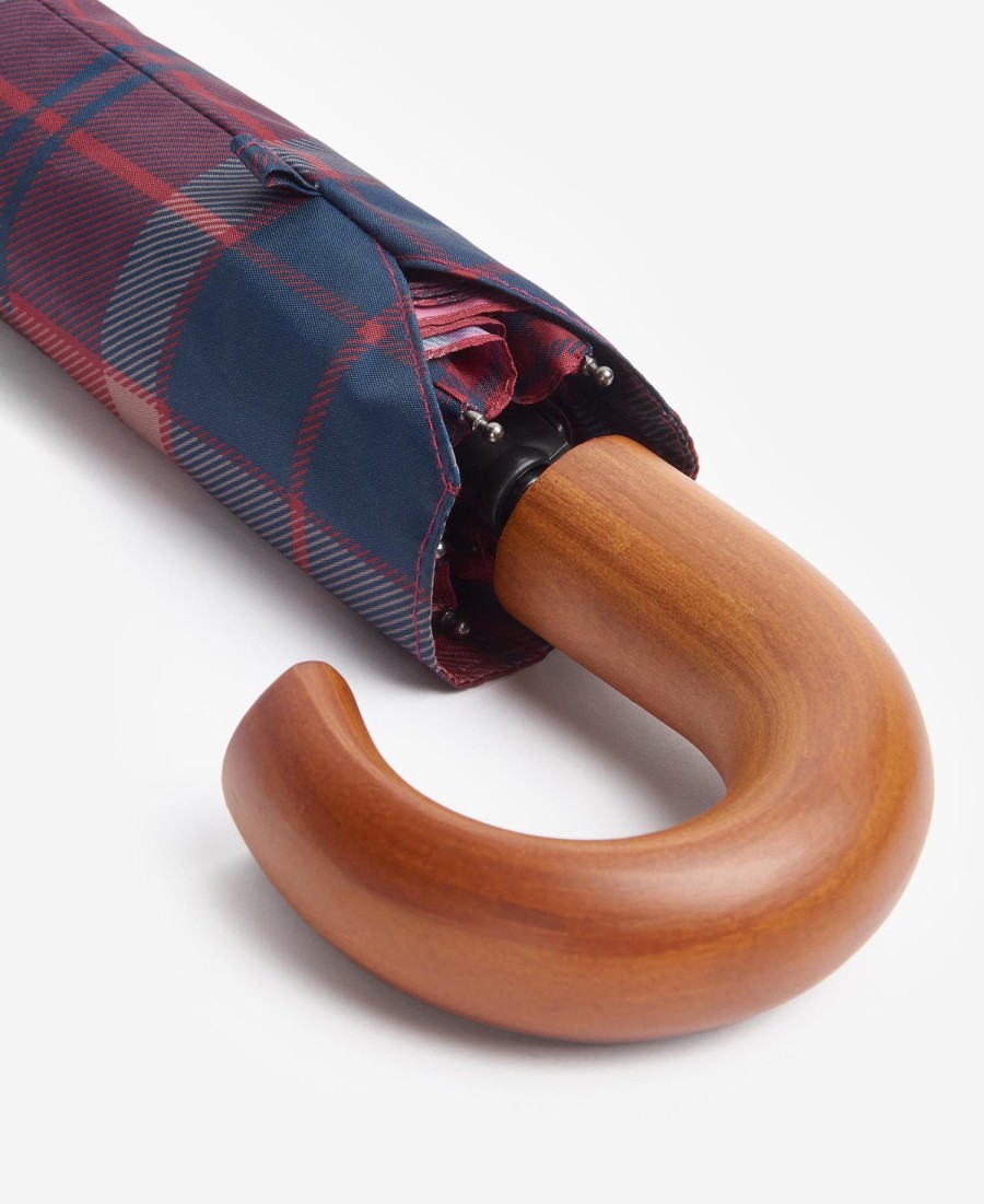 mini paraplu met schotse ruit