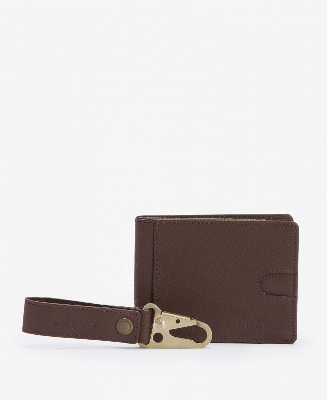 padbury leren portemonnee en sleutelhanger cadeauset