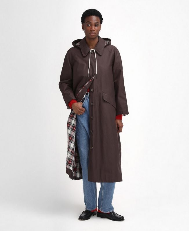 barbour the edit by alexa natalie waterdichte autojas