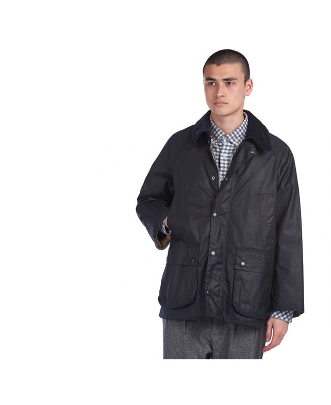 barbour bedale oversized waxjas