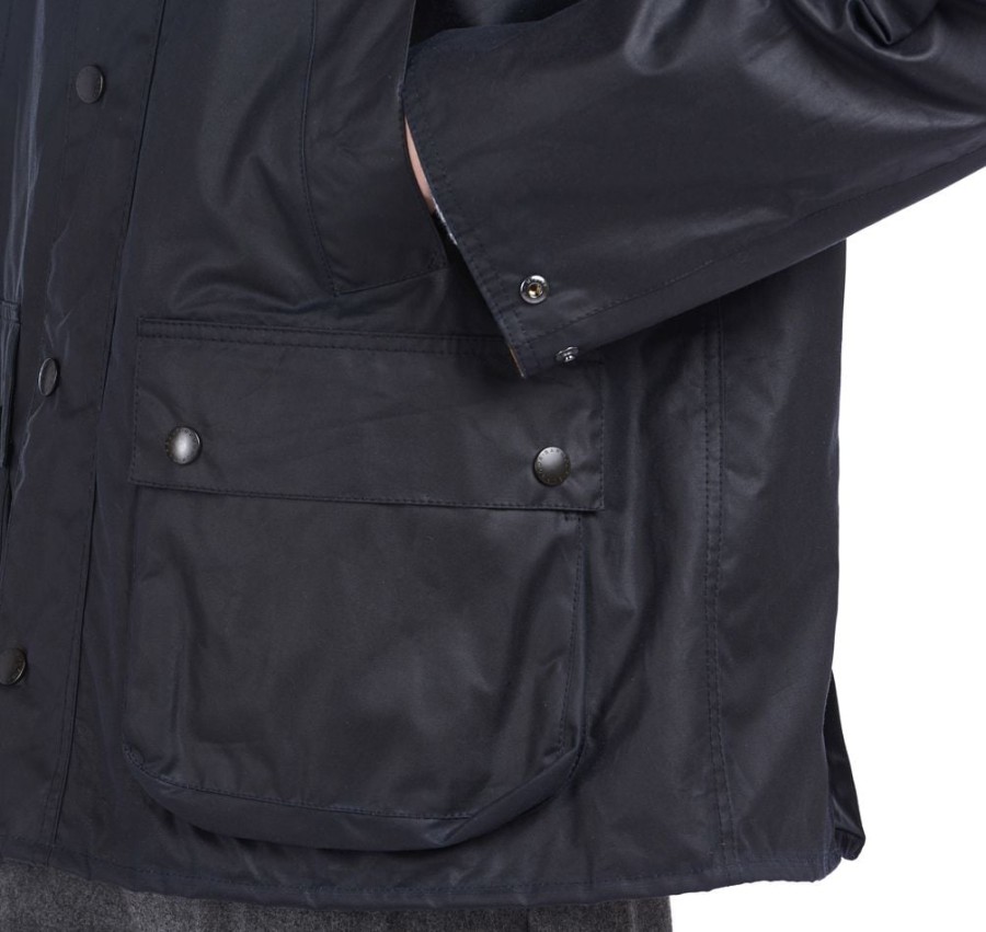 barbour bedale oversized waxjas