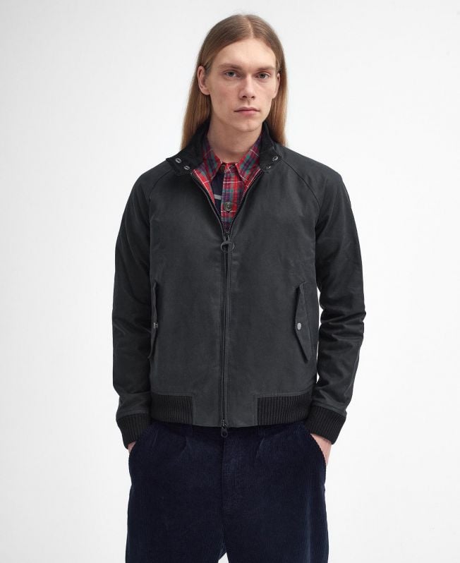 barbour x baracuta porton wax harrington-jas