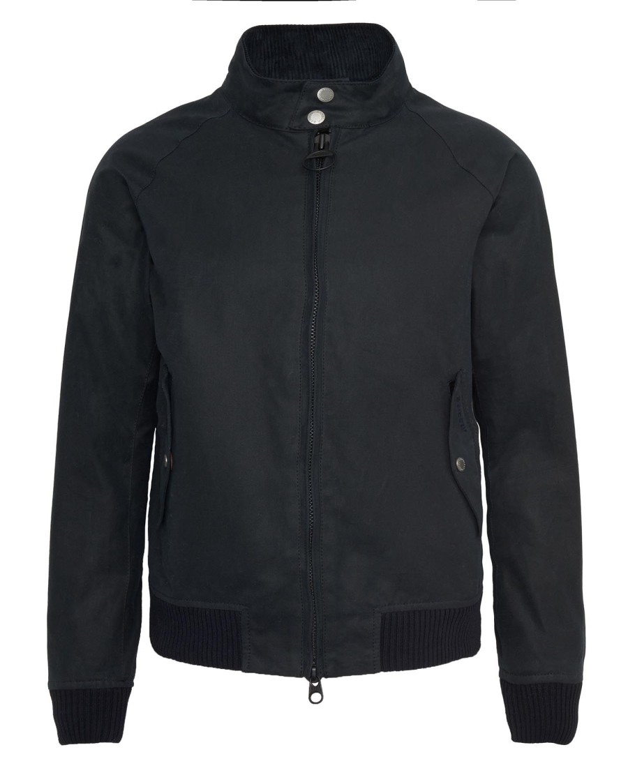 barbour x baracuta porton wax harrington-jas