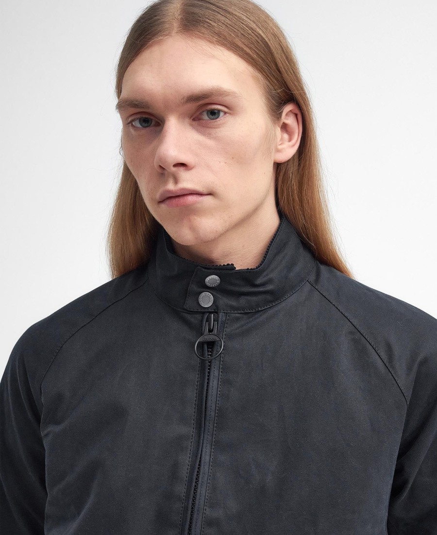 barbour x baracuta porton wax harrington-jas