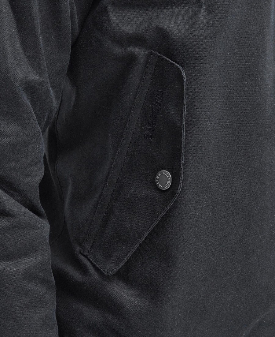 barbour x baracuta porton wax harrington-jas
