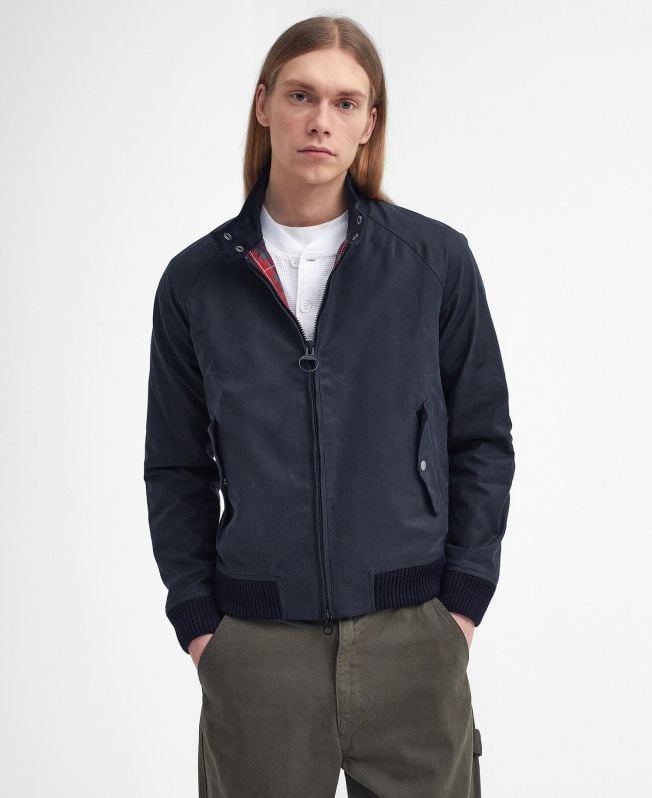 barbour x baracuta porton wax harrington-jas