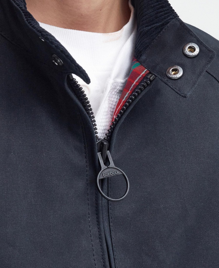 barbour x baracuta porton wax harrington-jas