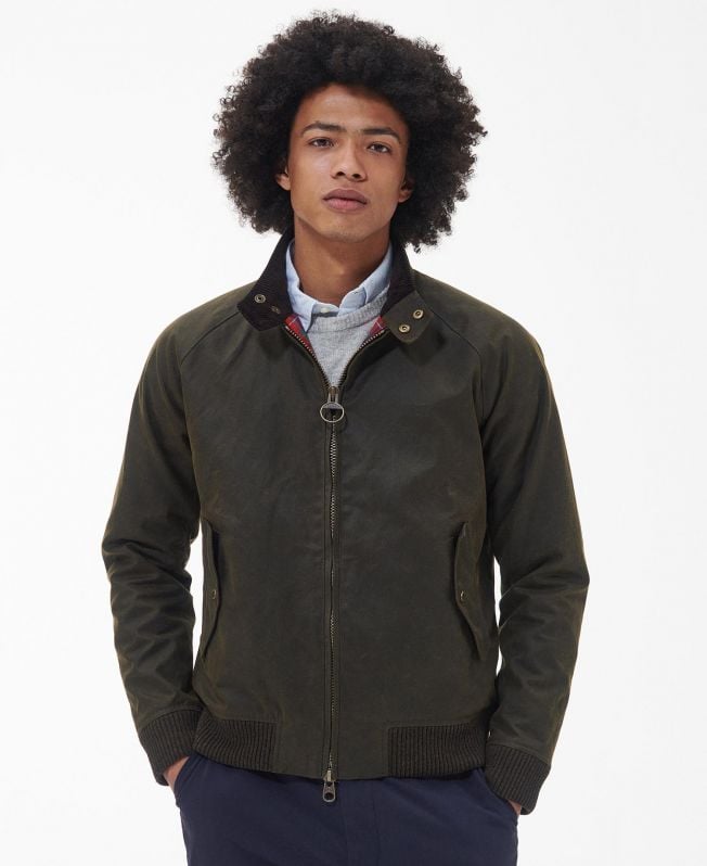 barbour x baracuta porton wax harrington-jas