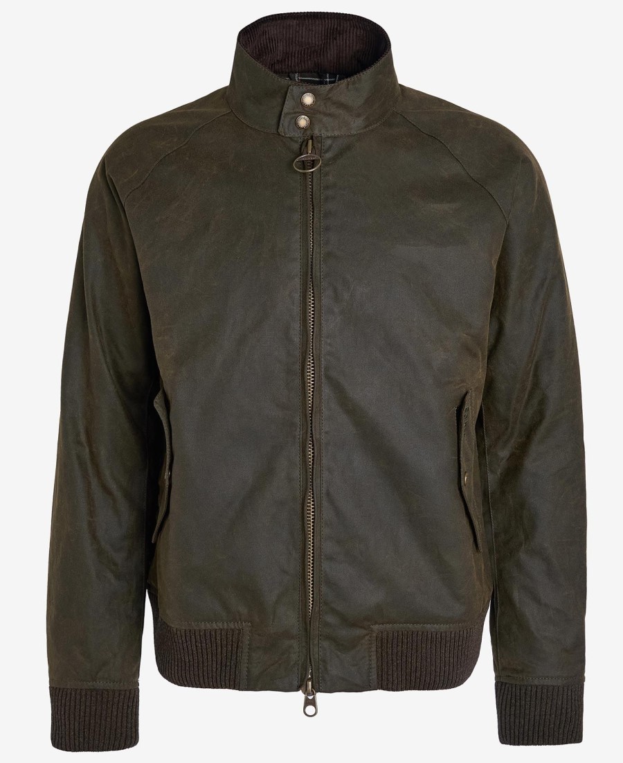 barbour x baracuta porton wax harrington-jas