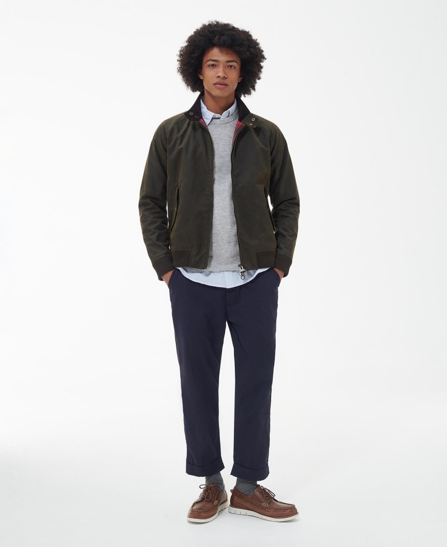 barbour x baracuta porton wax harrington-jas