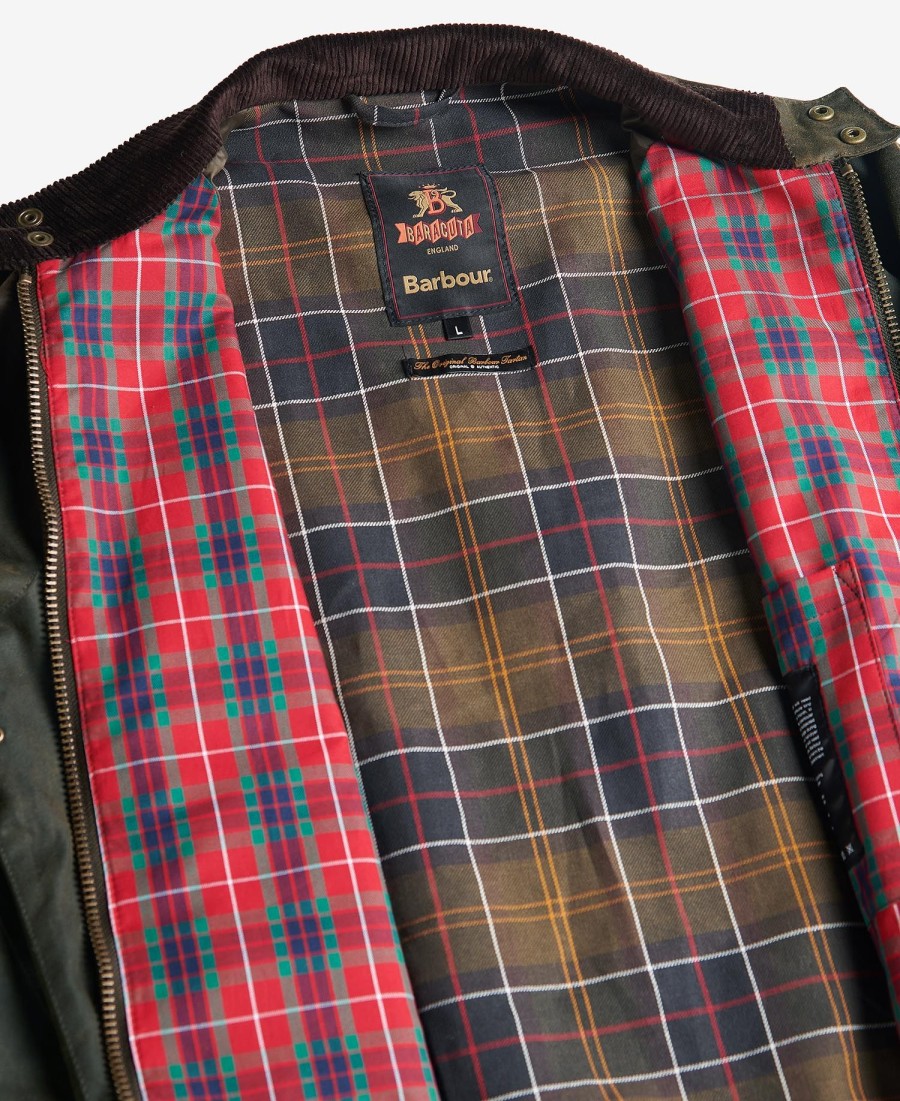 barbour x baracuta porton wax harrington-jas