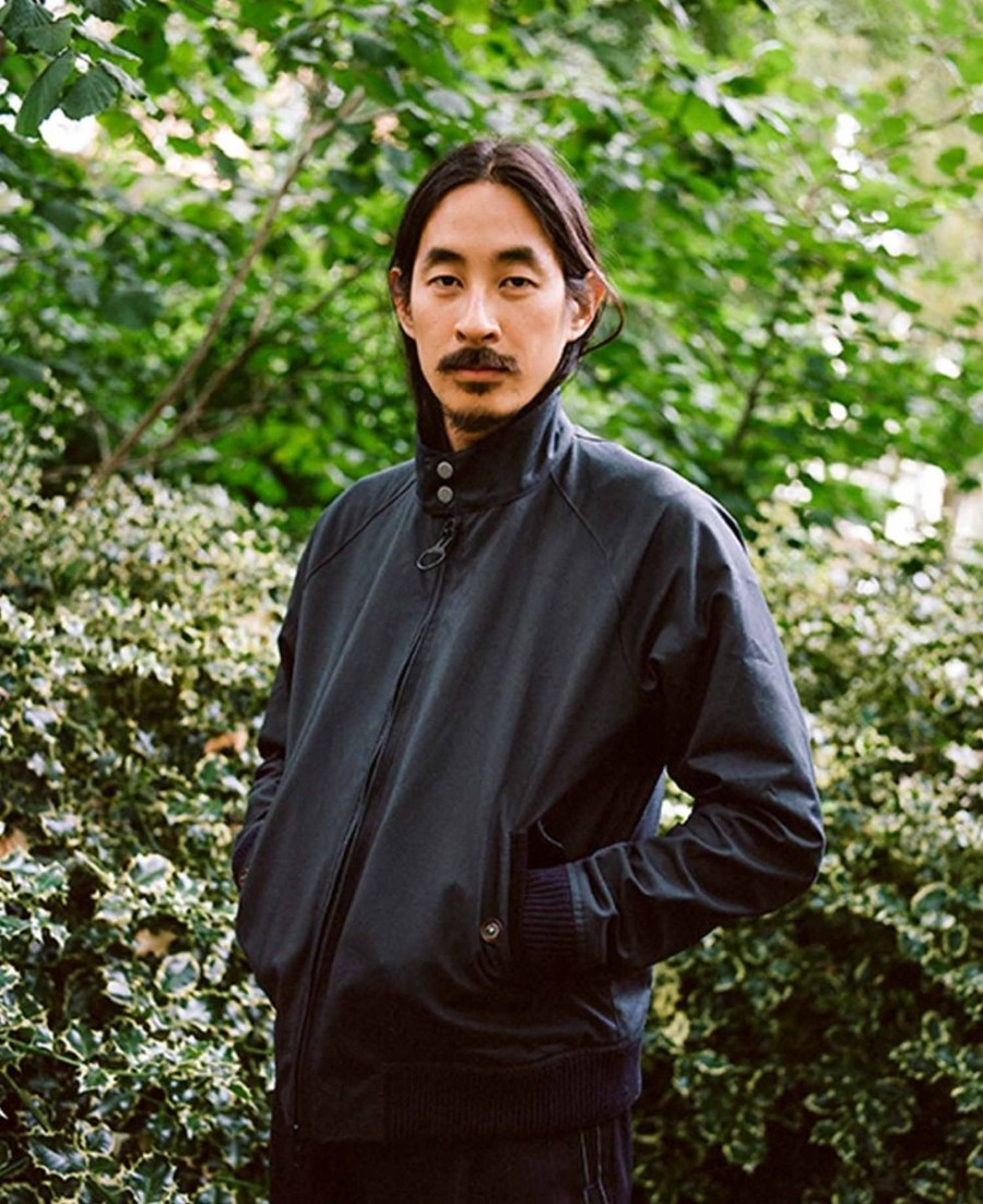 barbour x baracuta porton wax harrington-jas