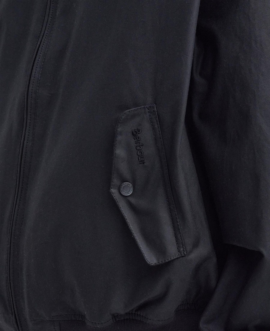 barbour x baracuta ma-1 gewaxt harrington-jack