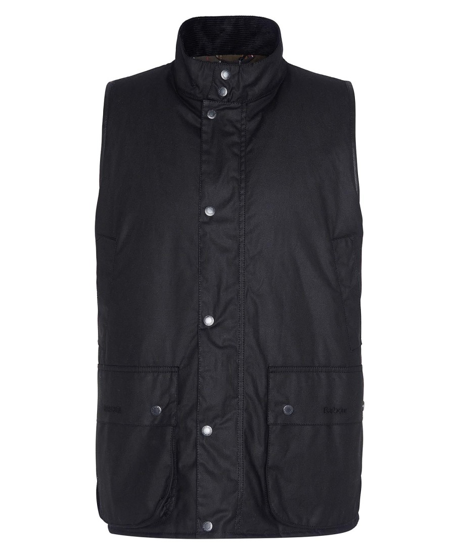 barbour x baracuta oversized gewaxt vest