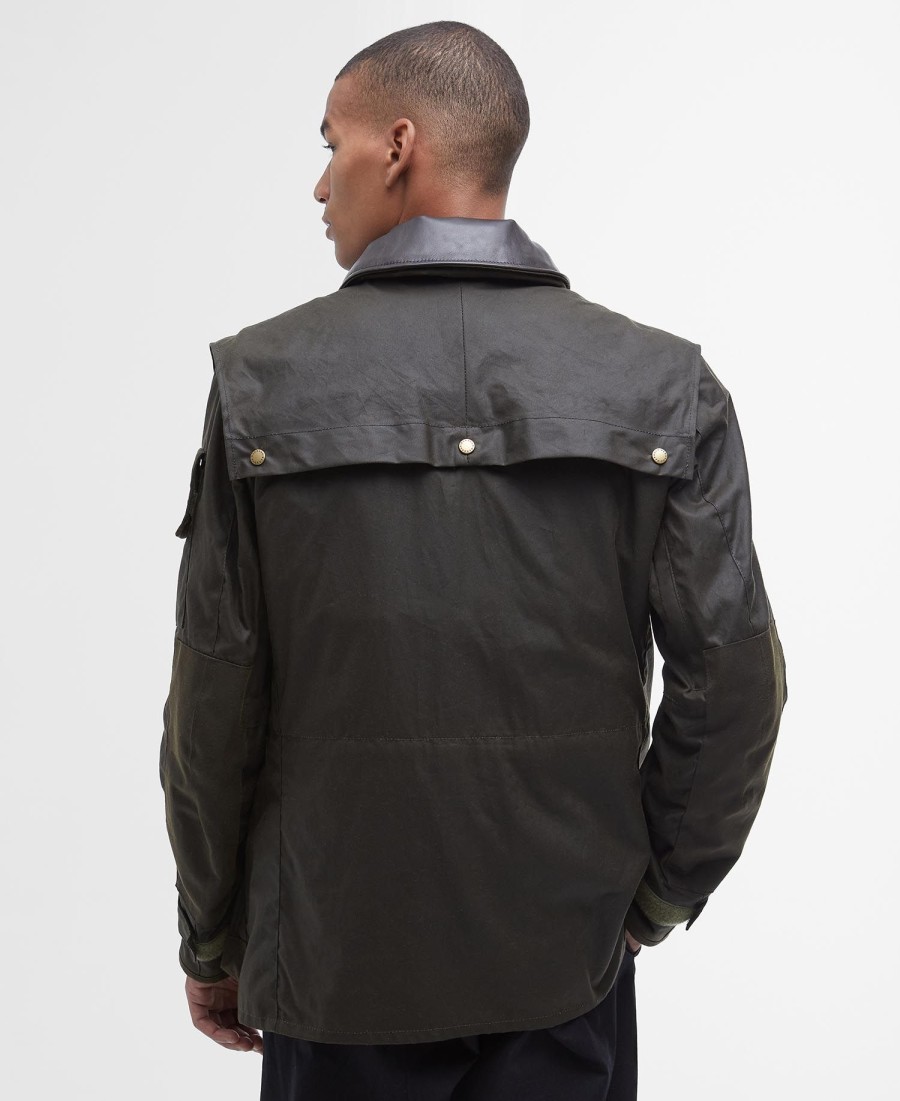 barbour x to ki to field wax jacket