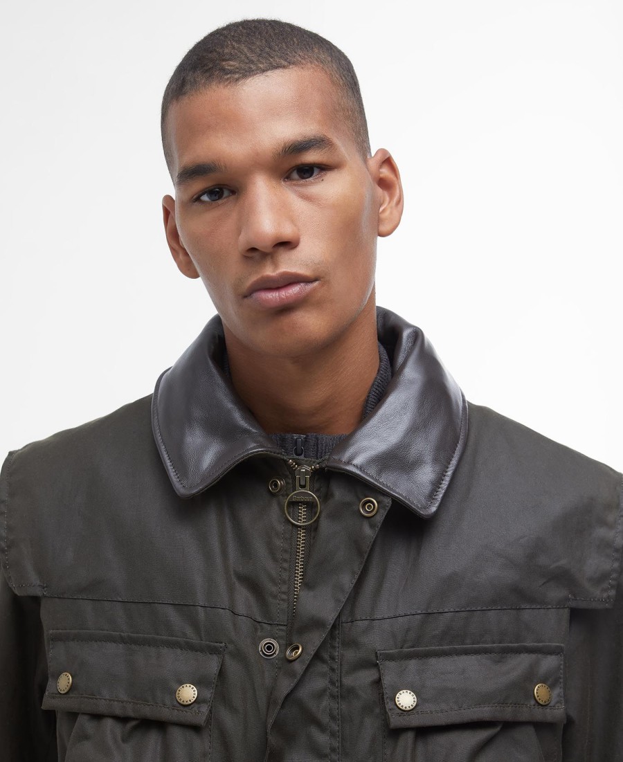 barbour x to ki to field wax jacket