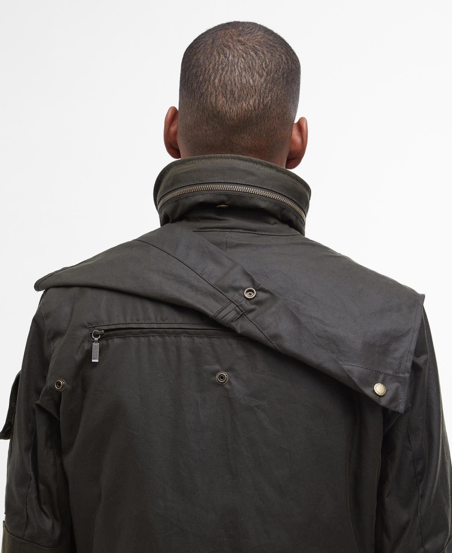 barbour x to ki to field wax jacket