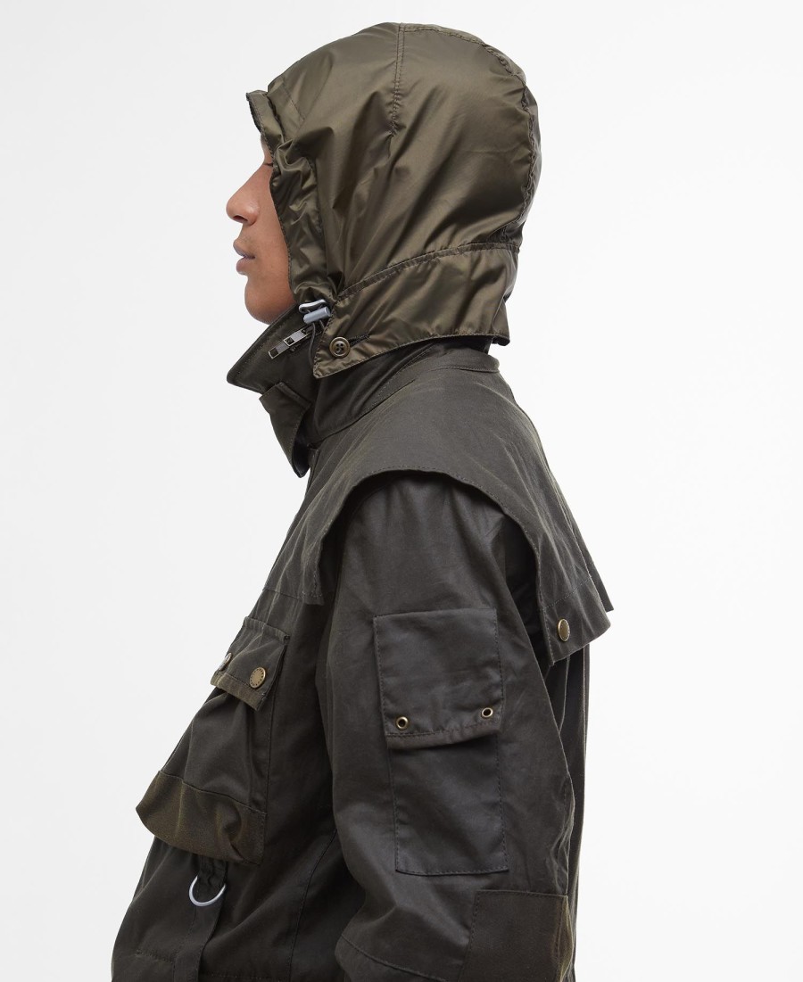 barbour x to ki to field wax jacket