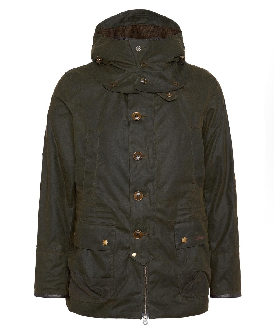 barbour x to ki to shoreman wax jacket