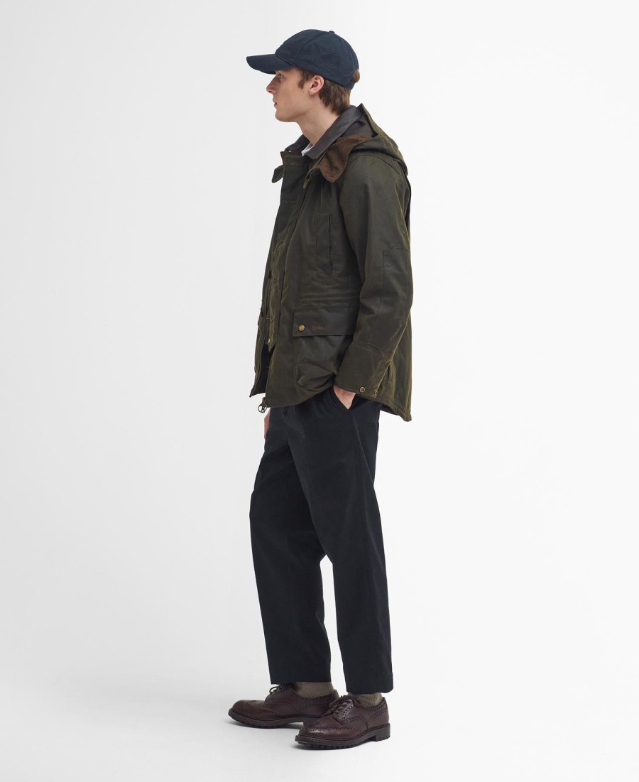 barbour x to ki to shoreman wax jacket