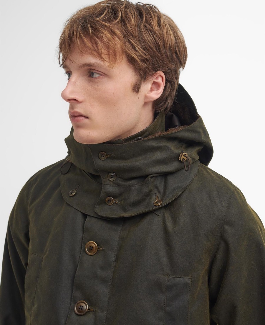 barbour x to ki to shoreman wax jacket