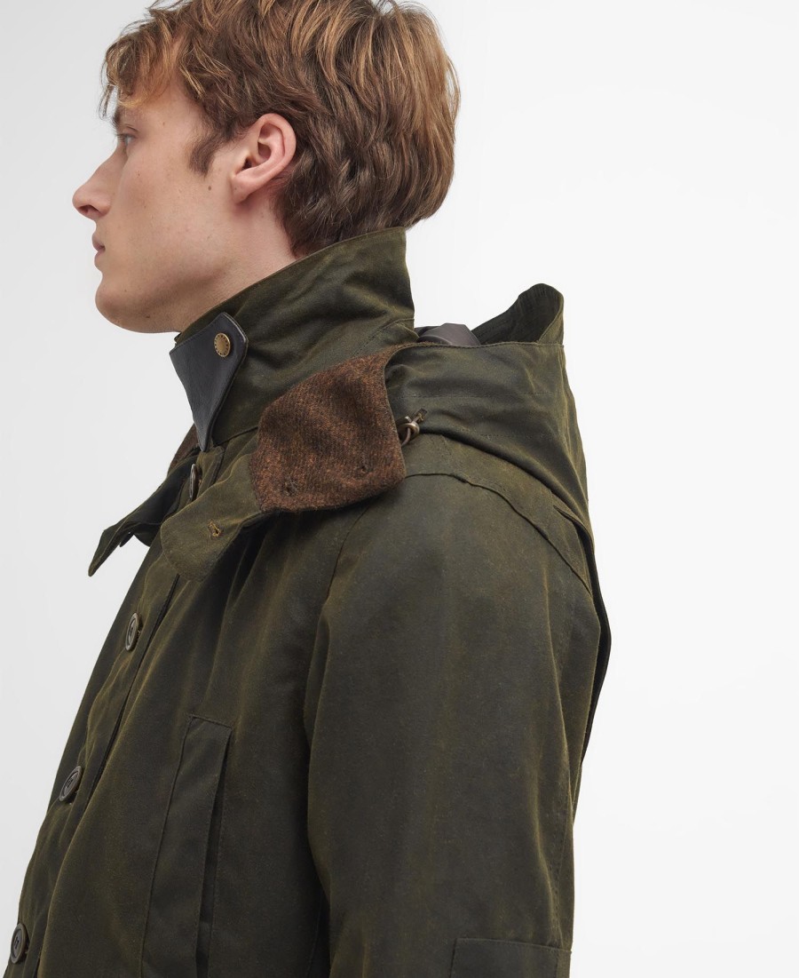 barbour x to ki to shoreman wax jacket