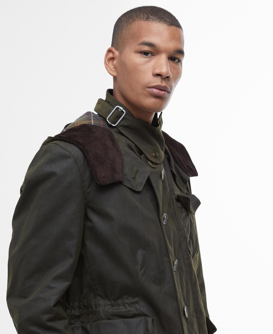 barbour x to ki to wax driving jacket
