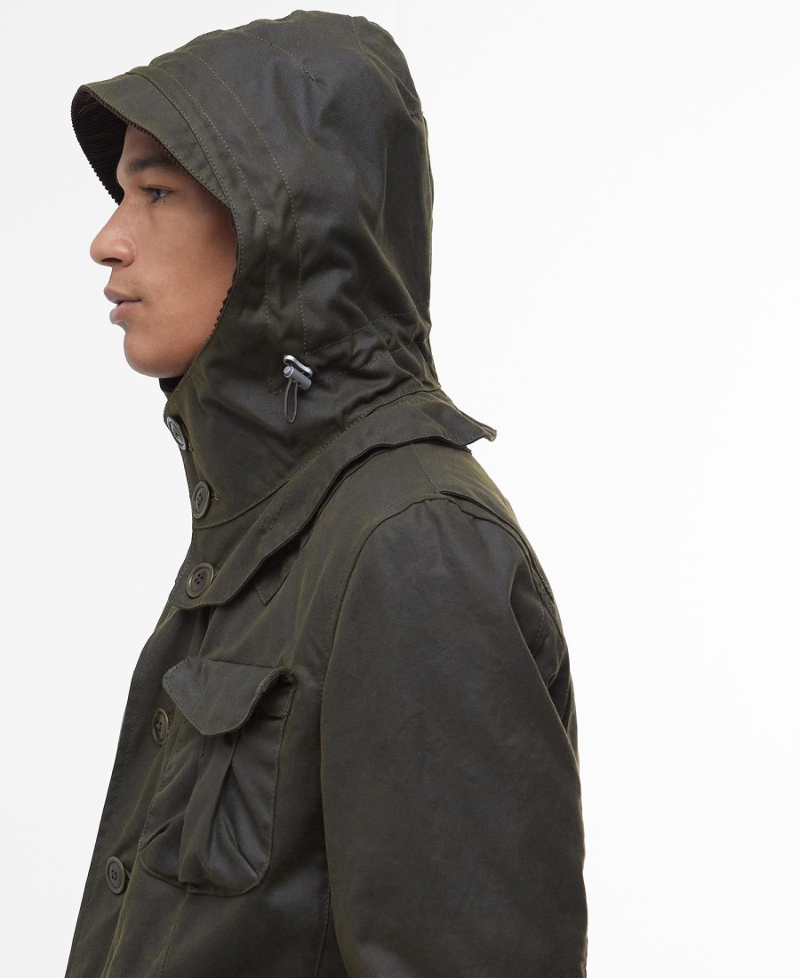 barbour x to ki to wax driving jacket