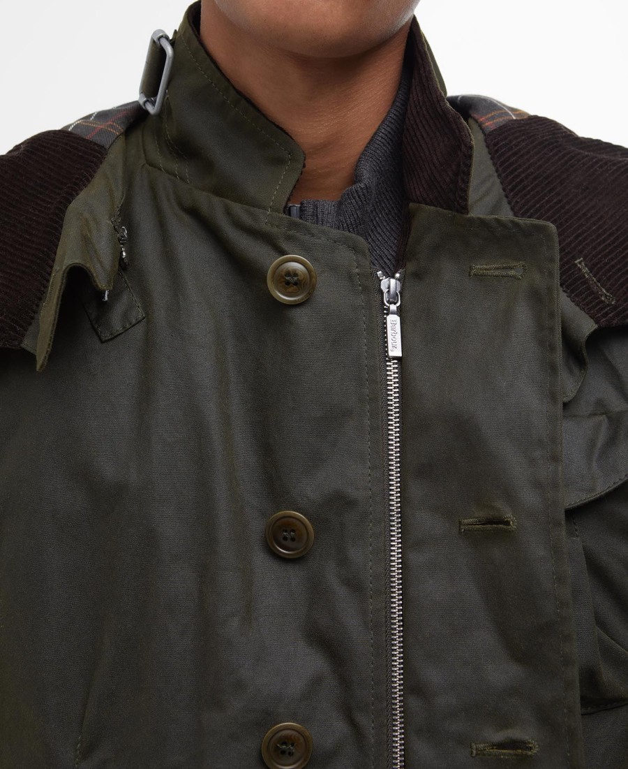 barbour x to ki to wax driving jacket