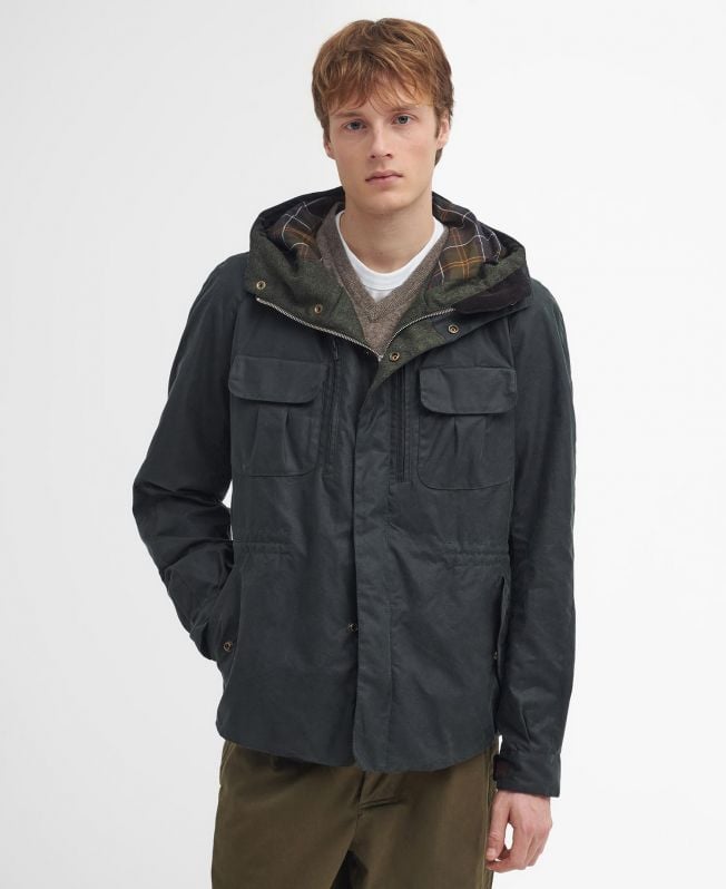 barbour x to ki to wax fietsjas