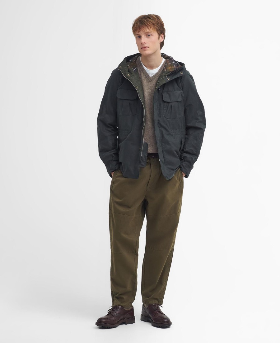 barbour x to ki to wax fietsjas