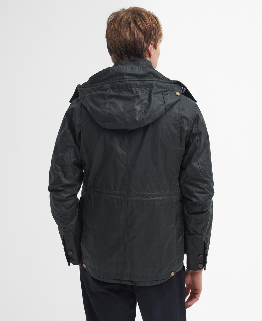 barbour x to ki to outland wax jacket